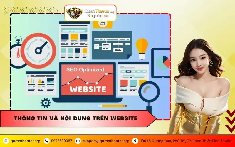 Thông Tin Và Nội Dung Trên Website